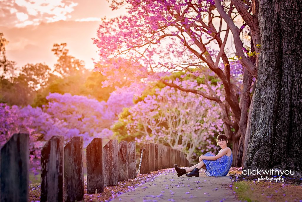 Brisbane Portrait Photographer Jacarandas